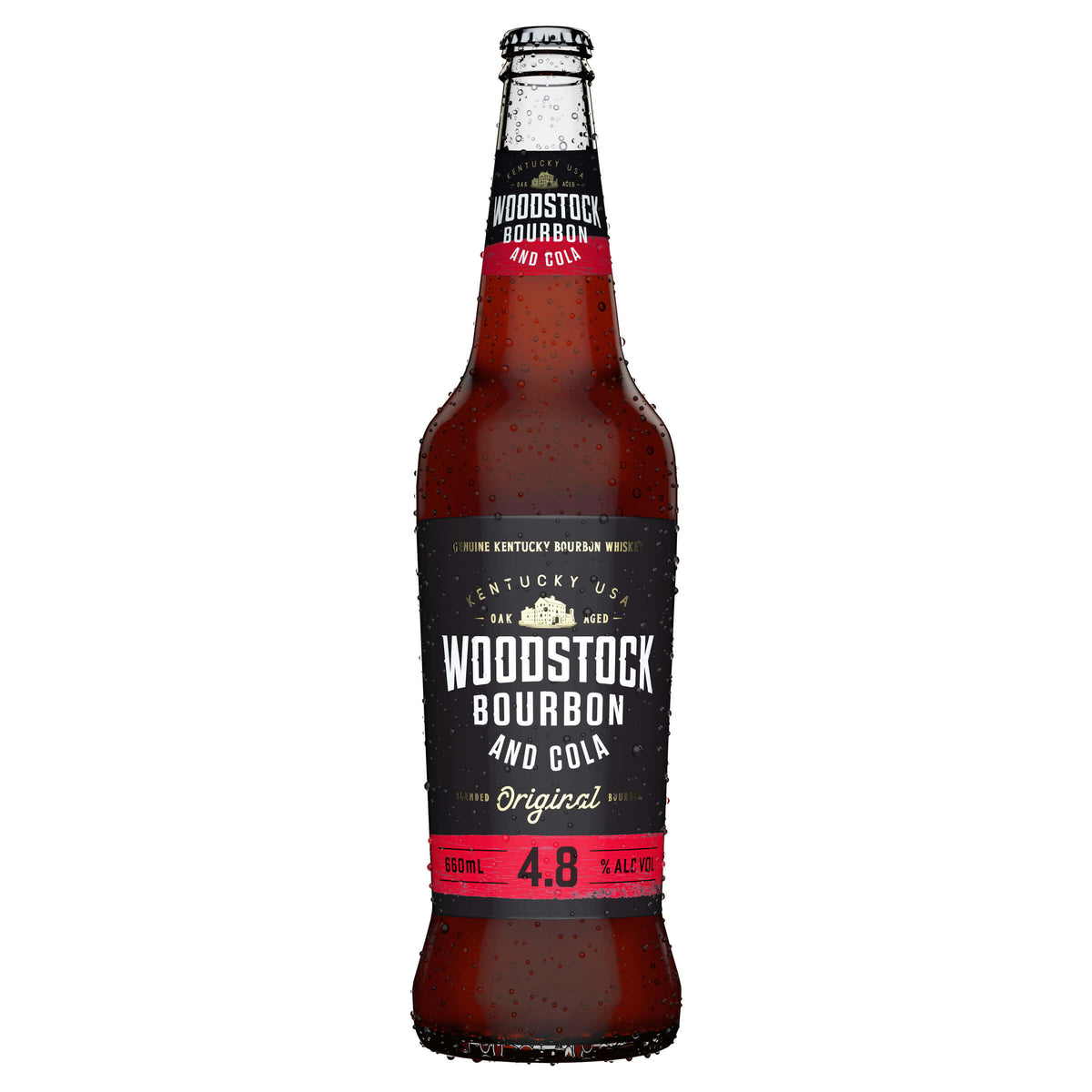 Woodstock & Cola 4.8 660ml Mr Liquor