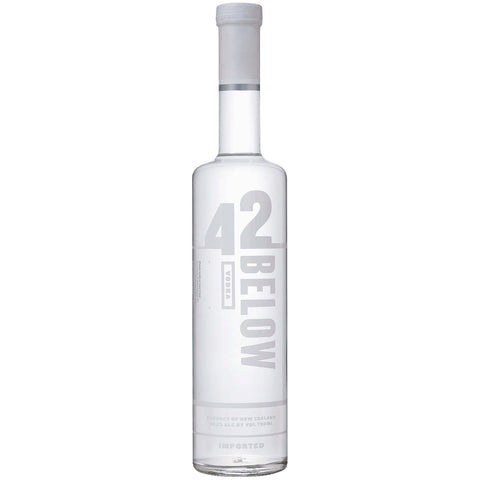 42 Below Vodka is made from New Zealand‰۪s volcanic spring water. Distilled four times, it contains qualities of cleanliness and purity.