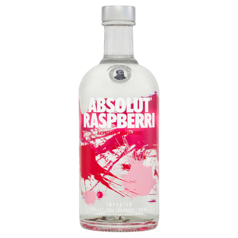 Absolut Raspberri Vodka is made from natural ingredients, the main ingredients being water, winter wheat and raspberries.