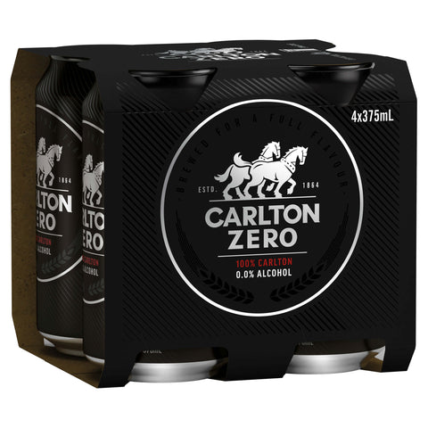 Carlton Zero Cans 375ml