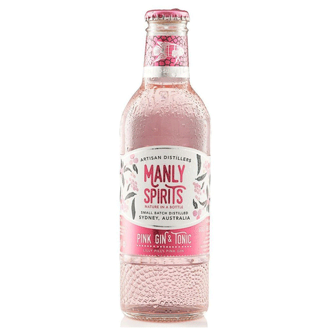 Manly Spirits Pink Gin and Tonic 275ml